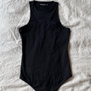 Abercrombie black Bodysuit tank